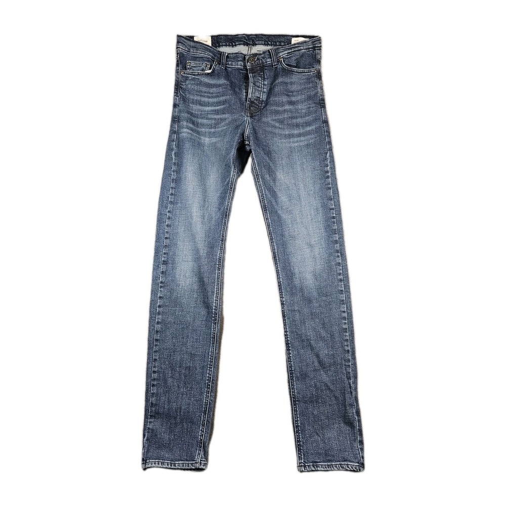 Outland Denim Ranger Jeans Mens 33L Organic Cotton Slim Straight Blue Stretch